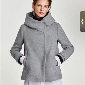 Zara Grey Wool Jacket